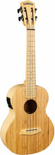 Load image into Gallery viewer, Bamboo ukulele with a visible Cascha brand logo on a white background