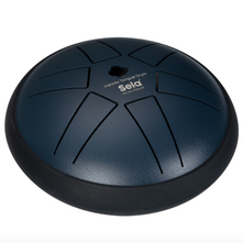 Load image into Gallery viewer, Black Sela hand drum on a white background