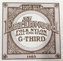 Load image into Gallery viewer, Ernie Ball Earthwood Folk Nylon, Ball End, Singles
