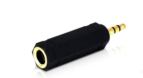3.5mm plug to 6.35mm Socket (1/8 to 1/4