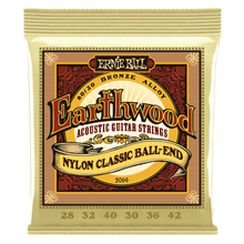 Load image into Gallery viewer, Ernie Ball Earthwood Folk Nylon, Ball End, Singles