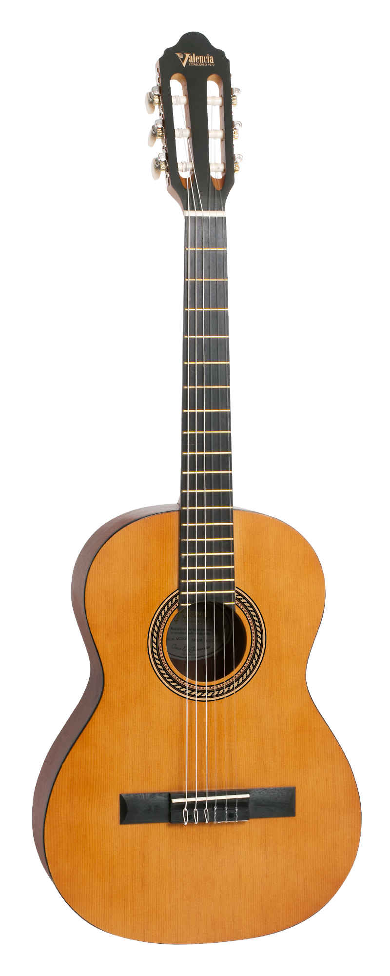 Valencia ¾ Size Guitar, Hybrid Neck, VC203H