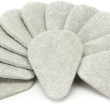 Load image into Gallery viewer, Set of gray guitar picks on a white background
