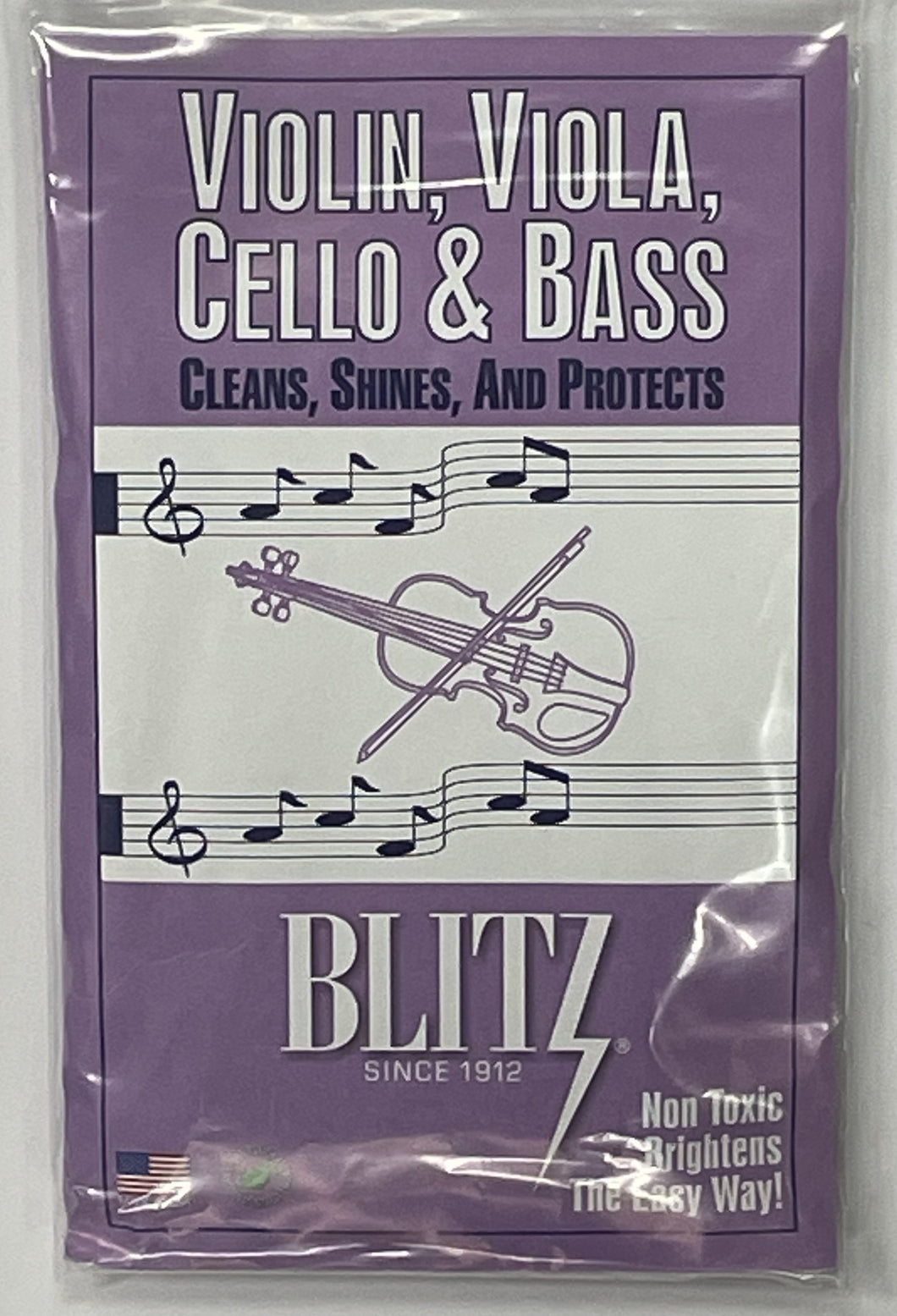 Blitz Violin, Viola Cello and Bass Care Cloth