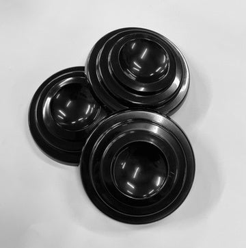 Grand Piano Castor Cups, Black