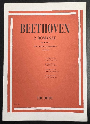 2 Romanze Op. 40 E 50,  Violin/Piano, Beethoven
