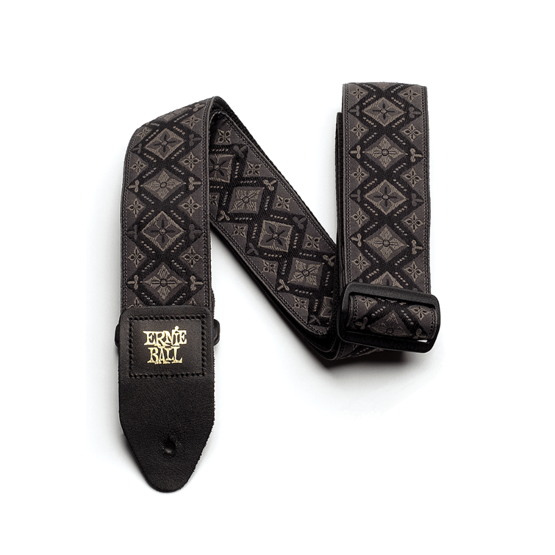 Ernie Ball Guitar Strap, Regal Black Jacquard