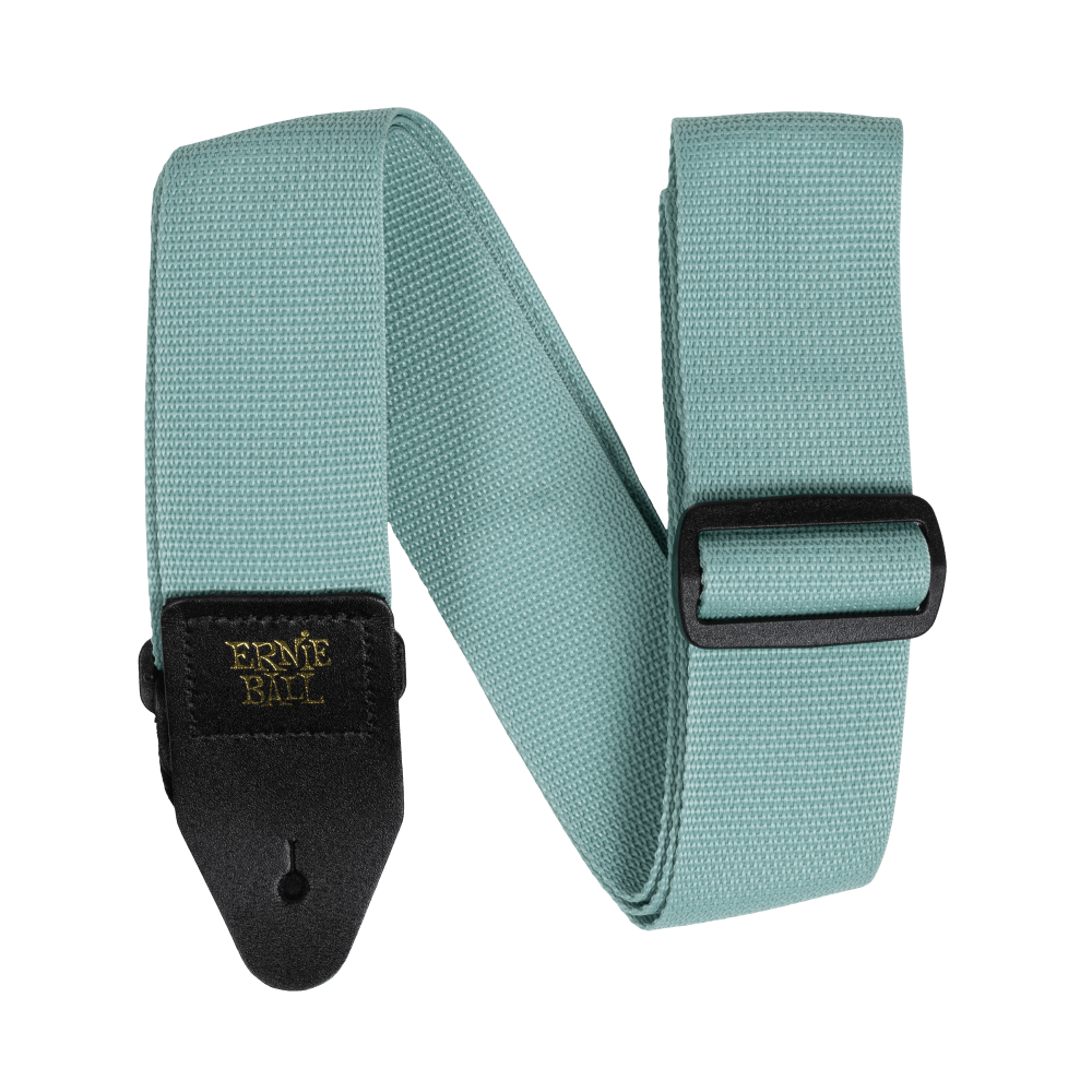 Ernie Ball Polypro Guitar Strap/Bass Strap - Tidal Green