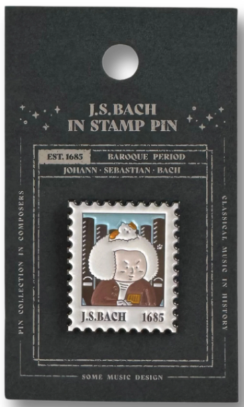 Composer Stamp Pin, various
