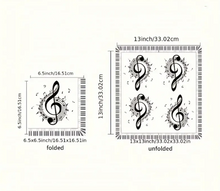 Load image into Gallery viewer, Serviettes, Treble Clef Design
