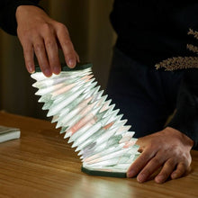 Load image into Gallery viewer, Gingko Green Leaves Accordion Lamp
