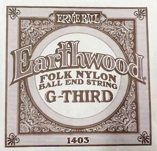 Ernie Ball Earthwood Folk Nylon,  Ball End, Singles