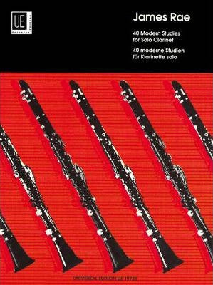 James Rae 40 Modern Studies for Solo Clarinet (UE)