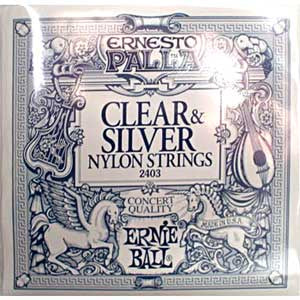 Ernesto Palla Nylon Guitar Strings Clear and Silver