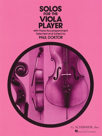 Solos for the Viola Player with Piano Accompaniment