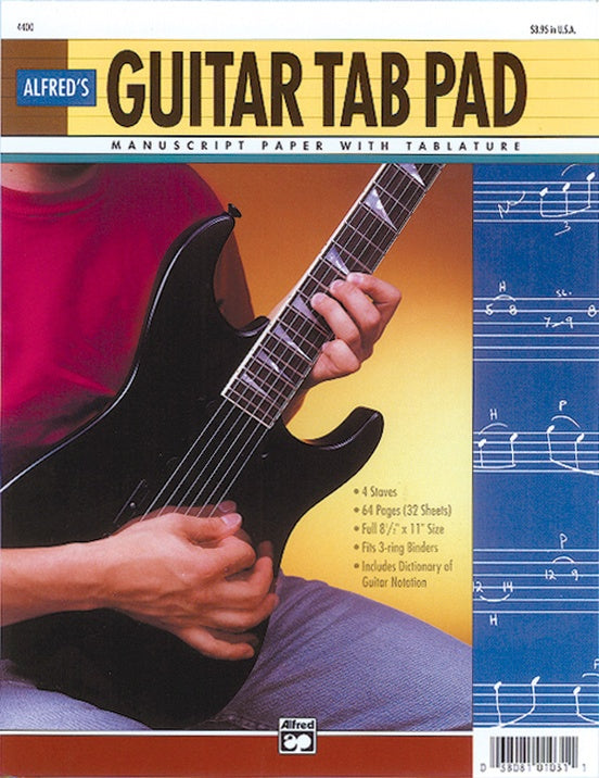 Alfred's Guitar TAB Pad