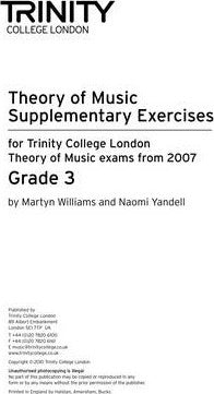 Trinity Theory Supplementary Exercises G3