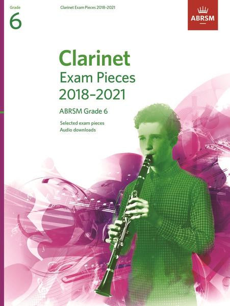 ABRSM Clarinet Exam Pieces Grade 6 2018-2021