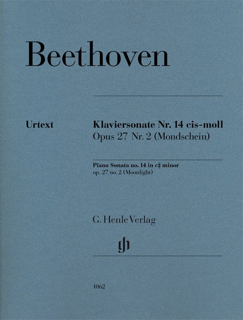 Beethoven Moonlight Sonata, Henle