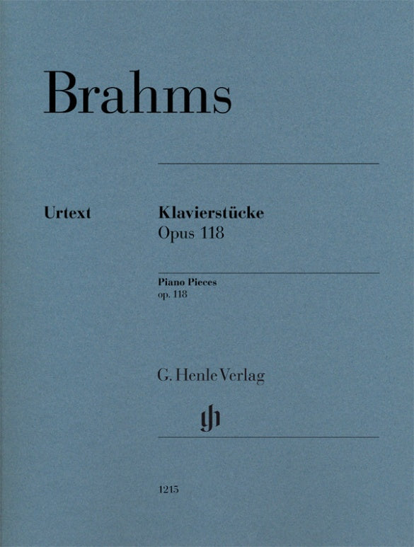 Music Brahms Klavierstucke Op.118 No.1-6