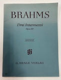 Brahms Drei Intermezzi Op 117