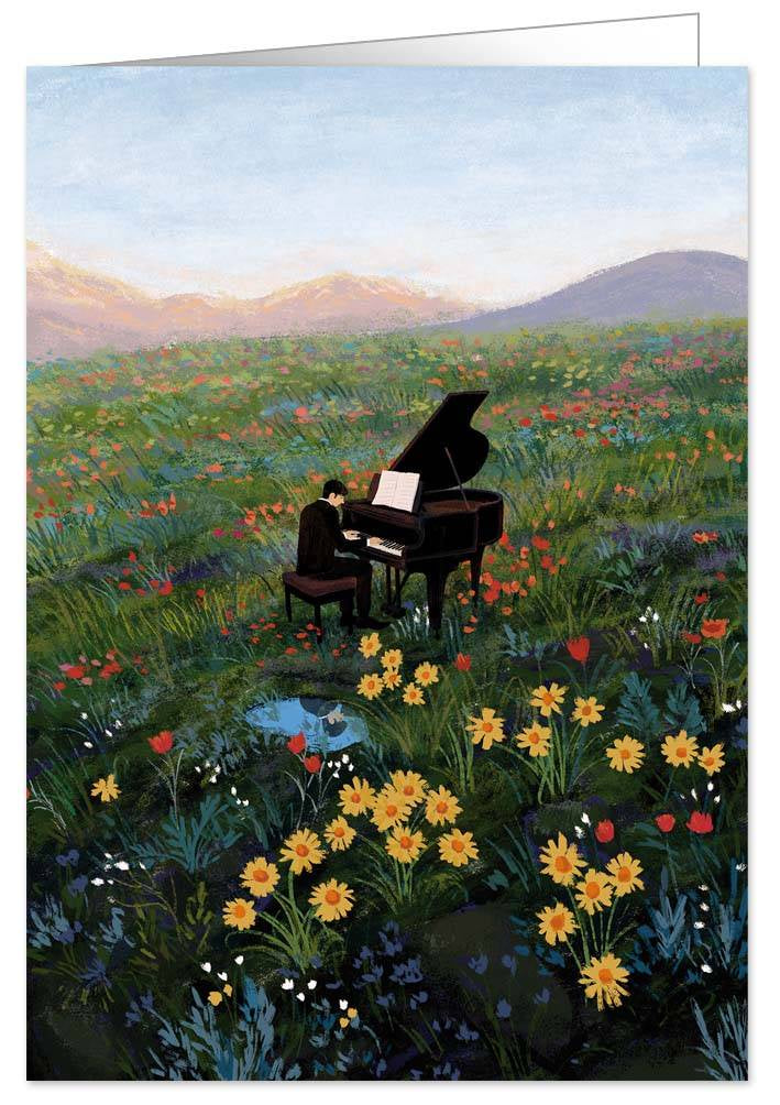 Piano In The Flower Field - ΚάρταPiano In The Flower Field - Κάρτα  