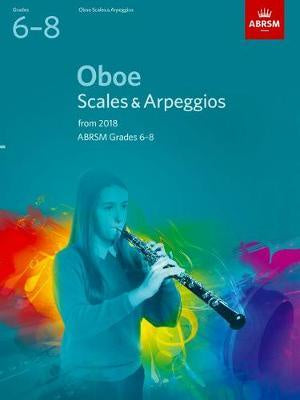 ABRSM Oboe Scales G6-8/18