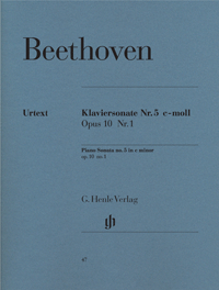 Beethoven Piano Sonata no.5 in C minor Op.10 No.1 (Henle)