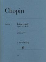 Chopin Etude in C minor Op.10 No.12 (Henle)