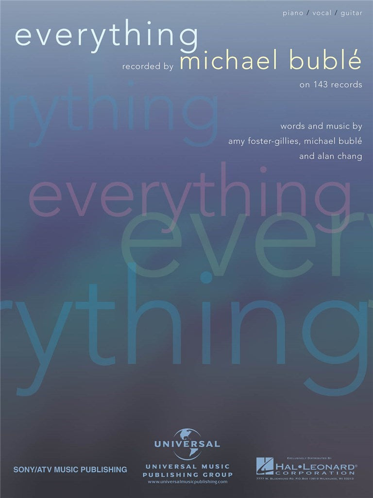Everything, Buble s/s