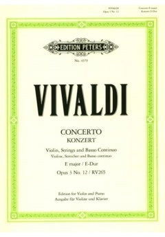 Vivaldi: Violin Concerto in E Op.3 No. 12