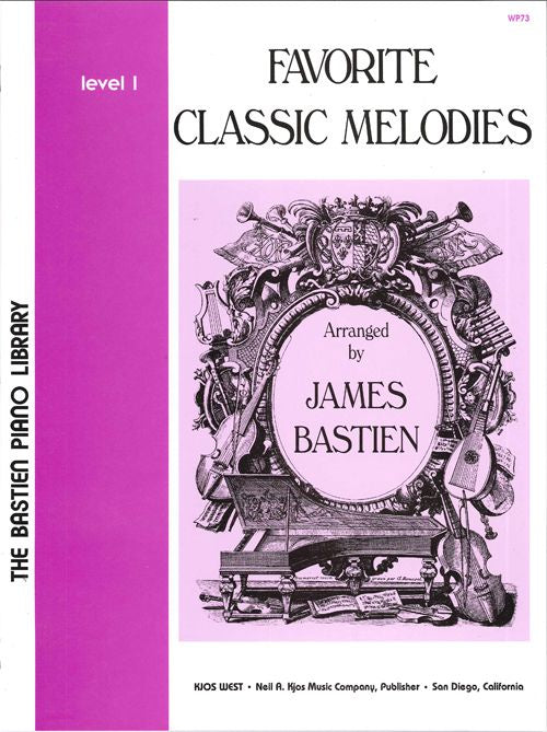 Bastien Piano Favorite Classic Melodies 1