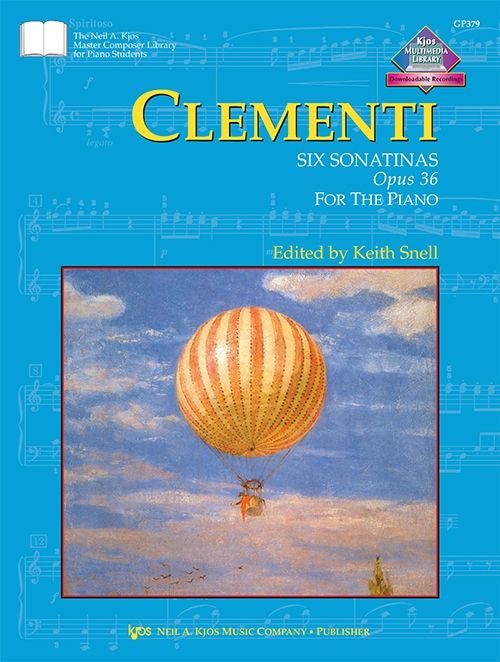 Clementi Six Sonatinas Op.36 (KJOS)