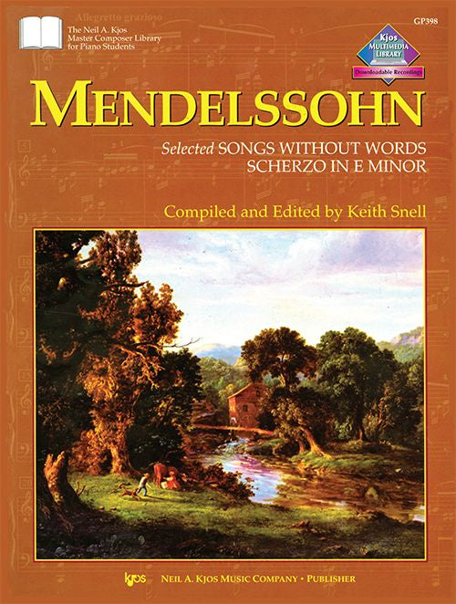 Mendelssohn Songs Without Words, Scherzo in E