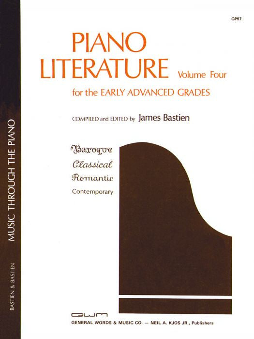 Bastien Piano Literature Volume 4