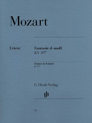Mozart Fantasy in D minor K.397 (Henle)