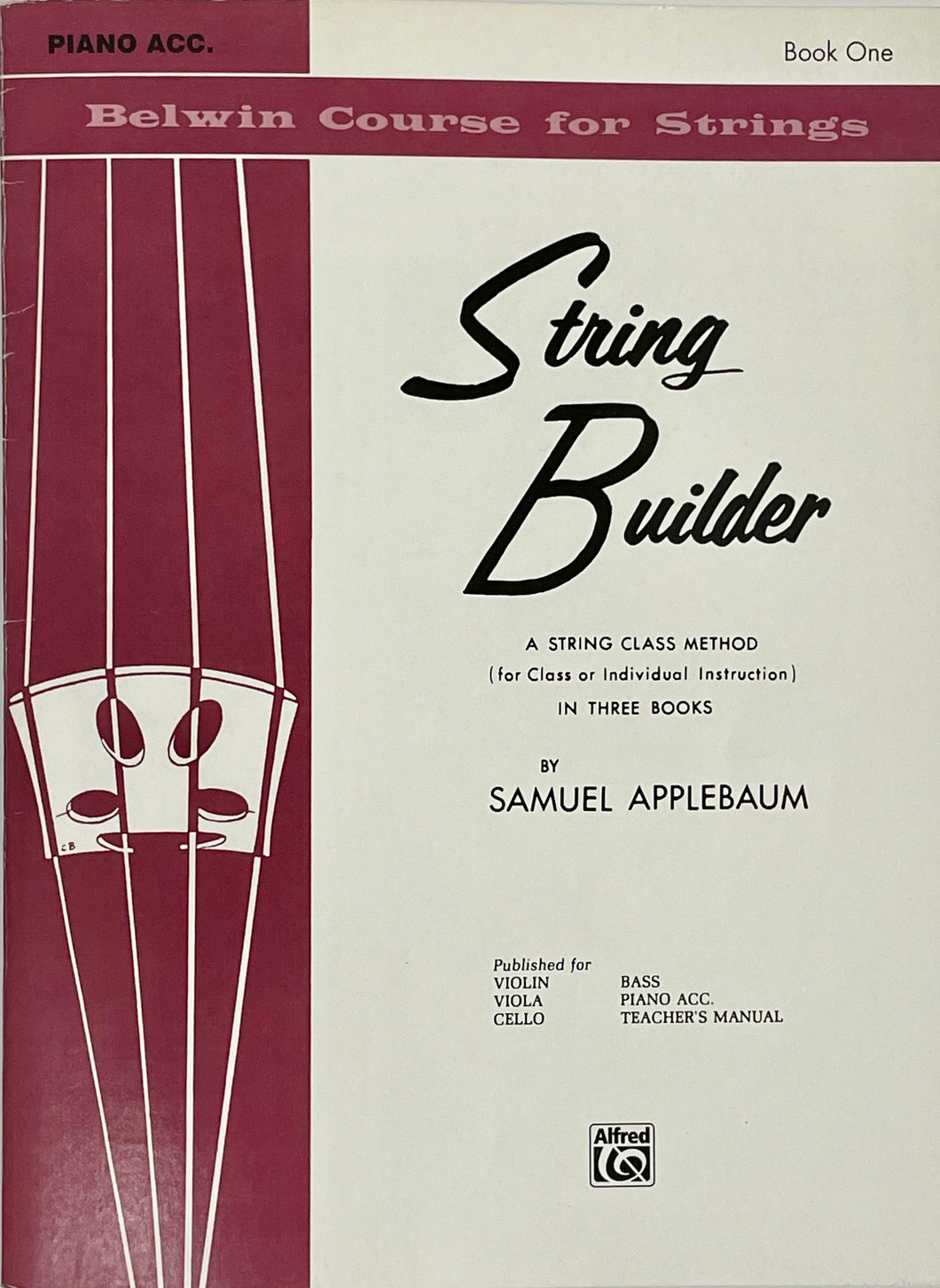 String Builder Bk 1 - Applebaum - Piano Accompaniment