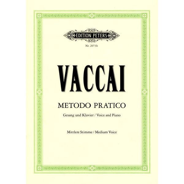 Vaccai Practical Method (Medium Voice) (Peters)